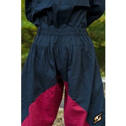 Renässansbyxor Raphael, röd-svart - Celtic Webmerchant