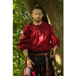 Renesansowa koszula Cosimo, czerwona - Celtic Webmerchant