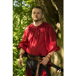 Chemise Renaissance Cosimo, rouge - Celtic Webmerchant