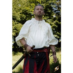 Renæssance-shirt Cosimo, hvid - Celtic Webmerchant