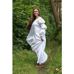 Vestido renacentista Lucretia, natural - Celtic Webmerchant