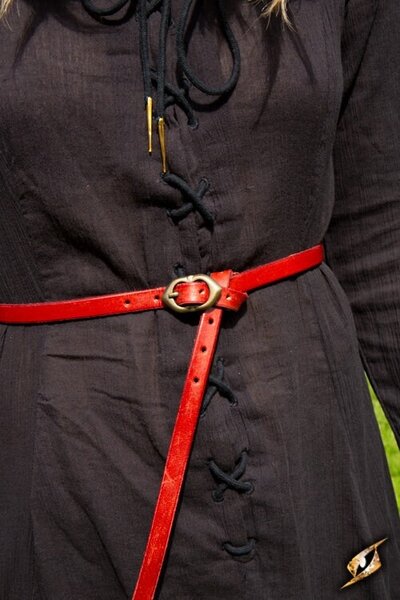 Renaissanceriem Ambrose, rood - Celtic Webmerchant