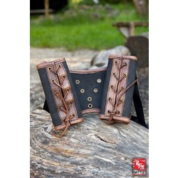 RFB Doppio porta spada LARP, marrone-nero - Celtic Webmerchant