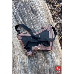 RFB Doppio porta spada LARP, marrone-nero - Celtic Webmerchant