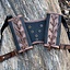 Porta espadas RFB doble LARP, marrón-negro - Celtic Webmerchant