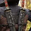 RFB Doppio porta spada LARP, marrone-nero - Celtic Webmerchant