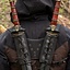 RFB Doppio porta spada LARP, nero - Celtic Webmerchant