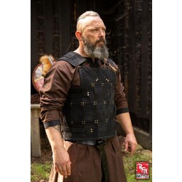 RFB Fighter leather armour, black - Celtic Webmerchant