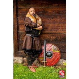 RFB Fighter læder rustning, sort - Celtic Webmerchant