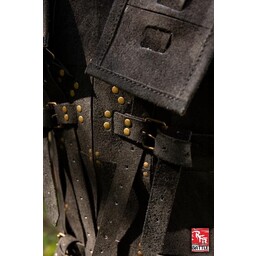 Armure en cuir RFB Fighter, noire - Celtic Webmerchant