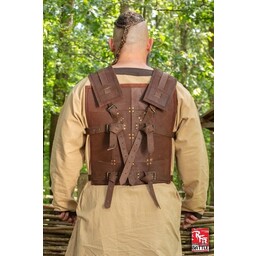 RFB Fighter Leather Armour, brown - Celtic Webmerchant