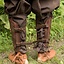 RFB Leder-Beinschienen der Wikinger, braun, Paar - Celtic Webmerchant