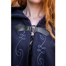 Manteau brodé Damia avec péroné, bleu - Celtic Webmerchant