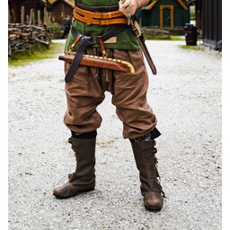 Leinenwikingerhose Odin, braun - Celtic Webmerchant