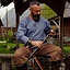 Pantalones vikingo de lino Odin, marrón - Celtic Webmerchant