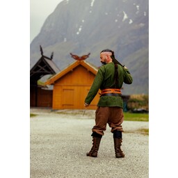 Linen Viking Trousers Odin, brown - Celtic Webmerchant