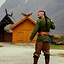 Linen Viking Trousers Odin, brown - Celtic Webmerchant