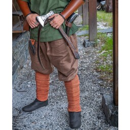 Linen Viking Trousers Odin, brown - Celtic Webmerchant