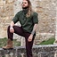 Medieval shirt with short sleeves, green - Celtic Webmerchant