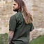 Camisa medieval con mangas cortas, verde - Celtic Webmerchant