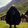 Leonardo Carbone Viking cloak Fenrir, black - Celtic Webmerchant