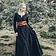 Leonardo Carbone Robe Viking Lina, noir - Celtic Webmerchant