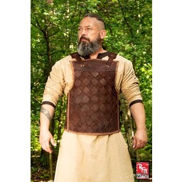 Armadura vikinga de cuero RFB, marrón - Celtic Webmerchant