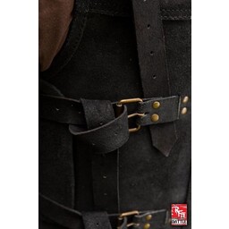 RFB Leather Viking armor, black - Celtic Webmerchant