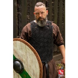 RFB Leather Viking armor, nero - Celtic Webmerchant