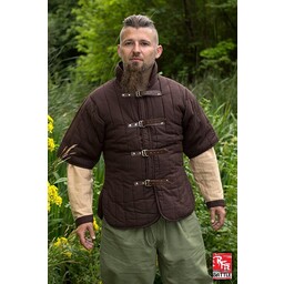 RFB Kurzarm Gürtel gambeson, braun - Celtic Webmerchant