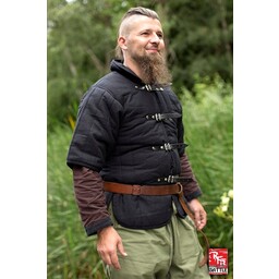 RFB Kurzarm Gürtel gambeson, schwarz - Celtic Webmerchant