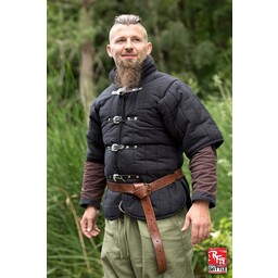 RFB Kurzarm Gürtel gambeson, schwarz - Celtic Webmerchant