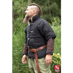 RFB Kurzarm Gürtel gambeson, schwarz - Celtic Webmerchant