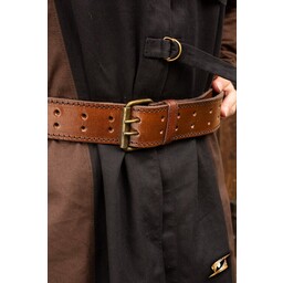 Belt with rings, brown - Celtic Webmerchant