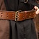 Epic Armoury Belt with rings, brown - Celtic Webmerchant