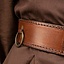 Belt with rings, brown - Celtic Webmerchant