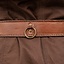 Belt with rings, brown - Celtic Webmerchant