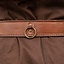 Belt with rings, brown - Celtic Webmerchant