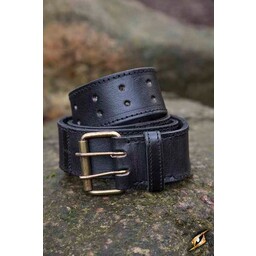 Riem met ringen, zwart - Celtic Webmerchant