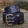 Epic Armoury Riem met ringen, zwart - Celtic Webmerchant