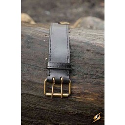 Ceinture à anneaux, noir - Celtic Webmerchant