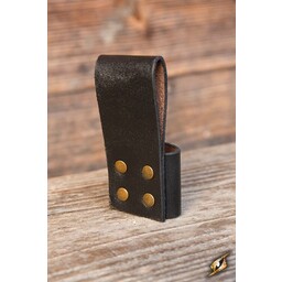 Belt holder for 1 LARP throwing knife, black - Celtic Webmerchant