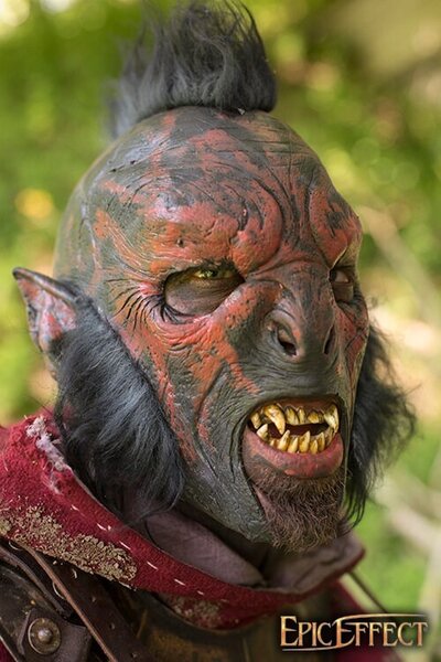 Red Orc mask - Celtic Webmerchant