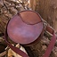 Bolso de cuero redondo, marrón - Celtic Webmerchant