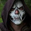 Skull Trophy Mask, wit - Celtic Webmerchant