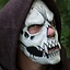 Schedelmasker wit - Celtic Webmerchant