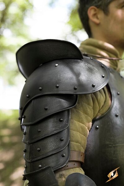 Pauldrons Warrior, patinerad - Celtic Webmerchant