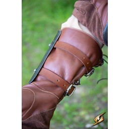 Scout mittelalterliche Armschienen schwarz - Celtic Webmerchant