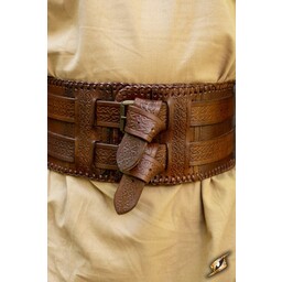 Ceinture à la taille Noeuds celtiques, marron - Celtic Webmerchant