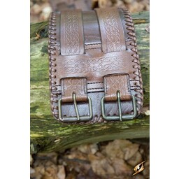 Ceinture à la taille Noeuds celtiques, marron - Celtic Webmerchant